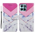 For Honor X6A Painted Pattern Horizontal Flip Leather Phone Case(Smoke Marble)