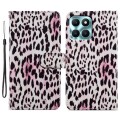 For Honor X6A Painted Pattern Horizontal Flip Leather Phone Case(Leopard)