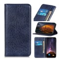 For Google Pixel 8a Magnetic Crazy Horse Texture Horizontal Flip Leather Phone Case(Blue)