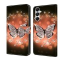 For Samsung Galaxy A05s Crystal 3D Shockproof Protective Leather Phone Case(Crystal Butterfly)