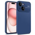 For iPhone 15 Laminated Large Window TPU Phone Case(Royal Blue)