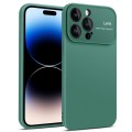 For iPhone 14 Pro Laminated Large Window TPU Phone Case(Green)