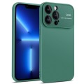 For iPhone 13 Pro Laminated Large Window TPU Phone Case(Green)