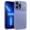 For iPhone 13 Pro Laminated Large Window TPU Phone Case(Blue)