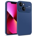 For iPhone 13 Laminated Large Window TPU Phone Case(Royal Blue)