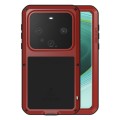 For Huawei Mate 60 Pro / 60 Pro+ LOVE MEI Metal Shockproof Life Waterproof Dustproof Phone Case(Red)