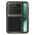 For Huawei Mate 60 Pro / 60 Pro+ LOVE MEI Metal Shockproof Life Waterproof Dustproof Phone Case(Army