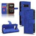 For Kyocera Torque G06 KYG03 Skin Feel Magnetic Flip Leather Phone Case(Blue)