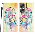 For Honor 90 Pro Colored Drawing Leather Phone Case(Dream Catcher)