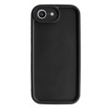 For iPhone SE 2022 / 2020 / 8 / 7 Fine Hole Shockproof Frame Frosted TPU Phone Case(Black)