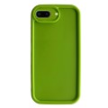 For iPhone 8 Plus / 7 Plus Fine Hole Shockproof Frame Frosted TPU Phone Case(Green)