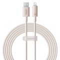 Baseus USB to 8 Pin Fast Charging Data Cable, Cable Length:2m(Pink)