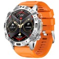 K59 IP67 BT5.0 1.43inch Smart Watch Support Voice Call / Sleep Detection(Orange)