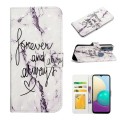 For Motorola Edge+ Oil Embossed 3D Drawing Leather Phone Case(Words Marble)