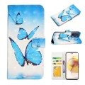 For Motorola Moto G73 Oil Embossed 3D Drawing Leather Phone Case(3 Butterflies)