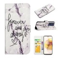 For Motorola Moto G73 Oil Embossed 3D Drawing Leather Phone Case(Words Marble)
