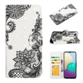 For Xiaomi 12 Pro Oil Embossed 3D Drawing Leather Phone Case(Lace Flower)