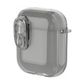For AirPods 1 / 2 Ice Crystals Shockproof Earphone Protective Case(Grey)
