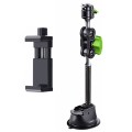 Single Suction Cup Pea Clamp Arm Holder 33cm with Knob Phone Clamp