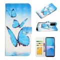 For Sony Xperia 10 IV Oil Embossed 3D Drawing Leather Phone Case(3 Butterflies)