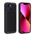 For iPhone 13 R-JUST RJ58 Aromatherapy Metal Cooling Phone Case(Black)