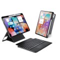 For Xiaomi Pad 6 / 6 Pro DUX DUCIS DK Floating Magnetic Keyboard Leather Tablet Case with Holder(Bla