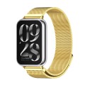 For Xiaomi Mi Band 8 Pro Mijobs Milan Magnetic Stainless Steel Watch Band(Gold)