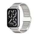 For Xiaomi Mi Band 8 Pro Mijobs Milan Buckle Stainless Steel Watch Band(Silver)