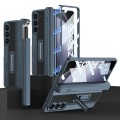 For Samsung Galaxy Z Fold5 GKK Integrated Folding Mech Shell PC Phone Case with Slide Pen Box(Green)