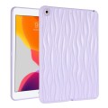 For iPad 10.2 2021 / 2020 / 2019 Jelly Color Water Ripple TPU Tablet Case(Purple)