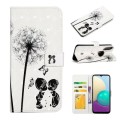 For Huawei P20 lite Oil Embossed 3D Drawing Leather Phone Case(Couple Dandelion)