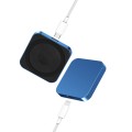 For iPhone / AirPods / iWatch Series 3 in 1 Portable Wireless Charger(Blue)