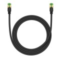 Baseus PCWL-A107 High Speed CAT8 40Gigabit Ethernet Braided Cable, Length:1.5m(Black)