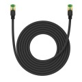 Baseus PCWL-A107 High Speed CAT8 40Gigabit Ethernet Braided Cable, Length:5m(Black)