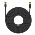 Baseus PCWL-A107 High Speed CAT8 40Gigabit Ethernet Braided Cable, Length:15m(Black)