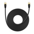 Baseus PCWL-A108 High Speed CAT8 40Gigabit Ethernet Round Cable, Length:8m(Black)