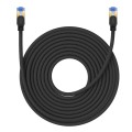 Baseus PCWL-A106 High Speed CAT7 10Gigabit Ethernet Braided Cable, Length:15m(Black)
