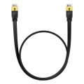 Baseus PCWL-A104 High Speed CAT7 10Gigabit Ethernet Flat Cable, Length:1m(Black)