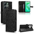For Infinix Smart 8 Honeycomb Dot Texture Leather Phone Case(Black)