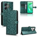 For Infinix Smart 8 Honeycomb Dot Texture Leather Phone Case(Green)