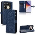 For Infinix Note 40 Pro 5G X6851 Honeycomb Dot Texture Leather Phone Case(Blue)