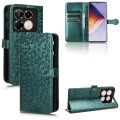 For Infinix Note 40 Pro 5G X6851 Honeycomb Dot Texture Leather Phone Case(Green)