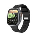 iW9 Ultra 2.04 inch Screen Smart Call Watch, BT Call / Heart Rate / Blood Pressure / Blood Oxygen(Ta
