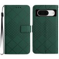 For Google Pixel 8 Rhombic Grid Texture Leather Phone Case(Green)