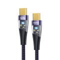 TOTU BPD-011 Ming Series PD 60W Type-C to Type-C Fast Charging Data Cable, Length:1.5m(Purple)