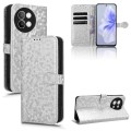 For vivo S18e Honeycomb Dot Texture Leather Phone Case(Silver)