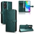 For vivo Y03 4G Honeycomb Dot Texture Leather Phone Case(Green)