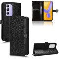 For vivo Y200E Global Honeycomb Dot Texture Leather Phone Case(Black)