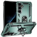 For Samsung Galaxy S24 5G Shockproof TPU + PC Phone Case(Dark Green)