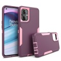 For OnePlus Nord N20 5G 2 in 1 Magnetic PC + TPU Phone Case(Purple Red+Pink)